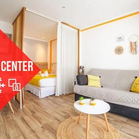 Cocoon Center - Rue D'antibes - 200m Plage- Clim - Wifi - Unique Apartment
